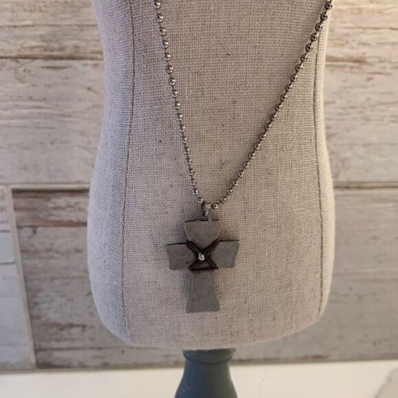 Other - Reversible Cross Necklace 